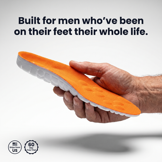 Foot-relief insoles