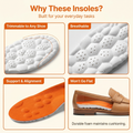 Foot-relief insoles